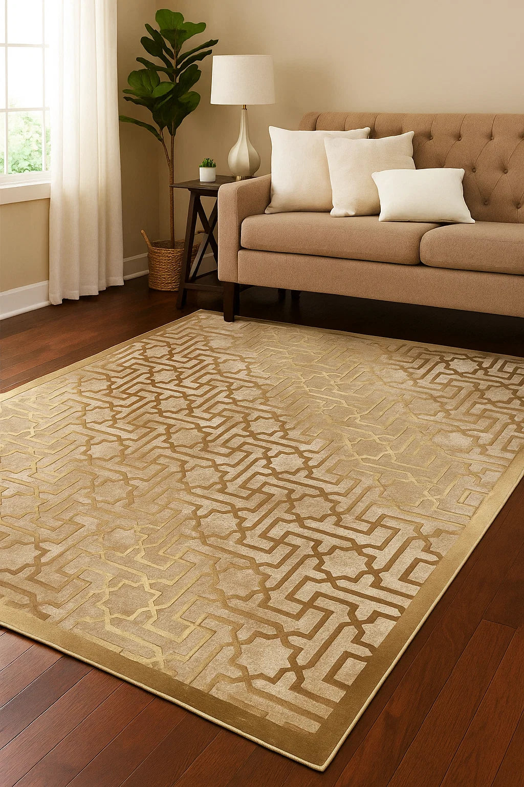 Tapis de salon Anti-Tache سجادة غرفة الجلوس