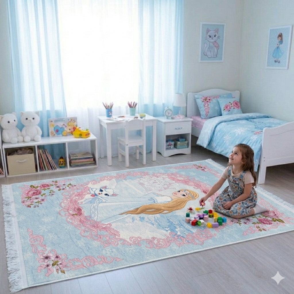 Tapis pour enfant Anti-Tache سجادة غرفة نوم الأطفال