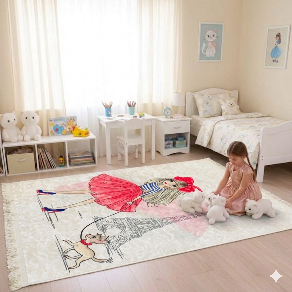 Tapis pour enfant Anti-Tache سجادة غرفة نوم الأطفال