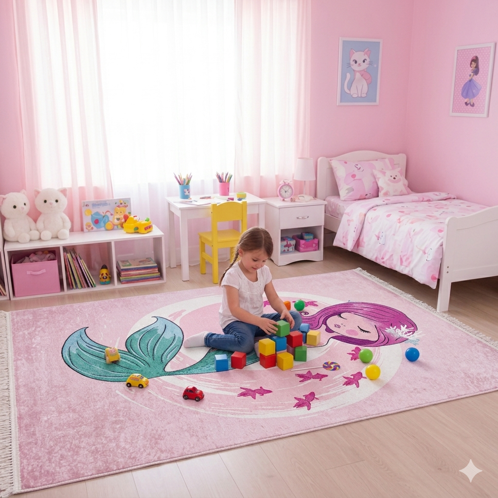 Tapis pour enfant Anti-Tache سجادة غرفة نوم الأطفال