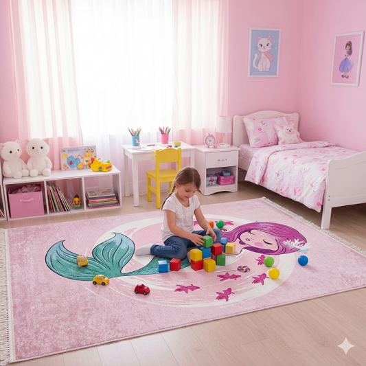 Tapis pour enfant Anti-Tache سجادة غرفة نوم الأطفال