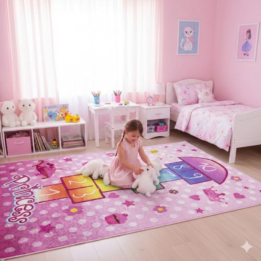 Tapis pour enfant Anti-Tache سجادة غرفة نوم الأطفال