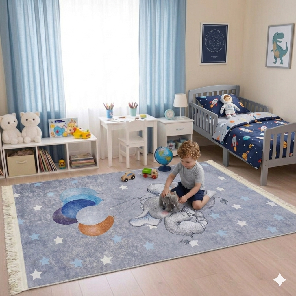 Tapis pour enfant Anti-Tache سجادة غرفة نوم الأطفال