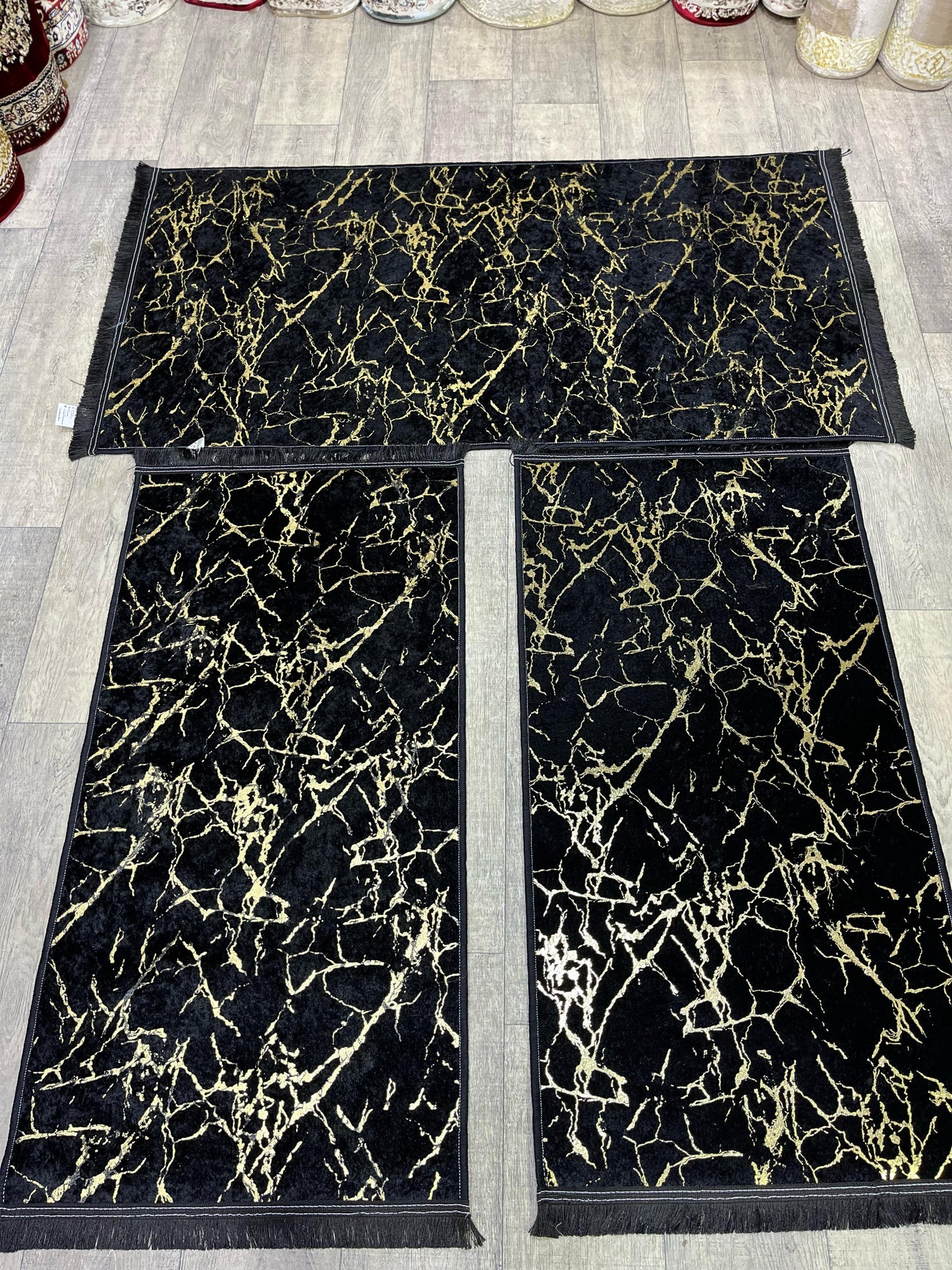 طقم زرابي مضاد للصداع 3 قطع لغرفة النوم