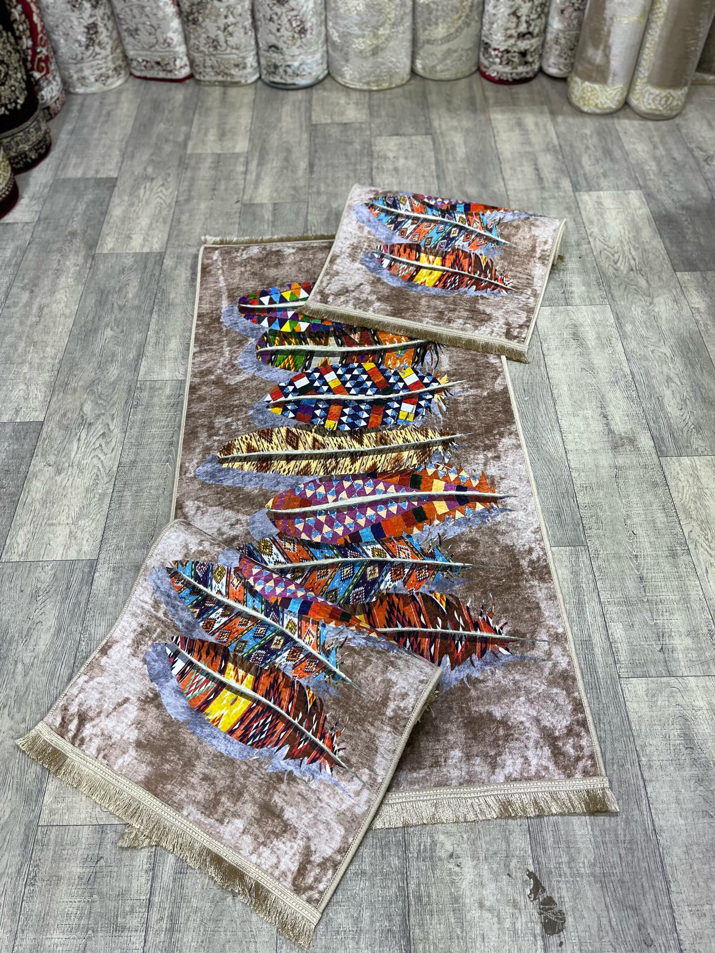 طقم زرابي مضاد للصداع 3 قطع لغرفة النوم