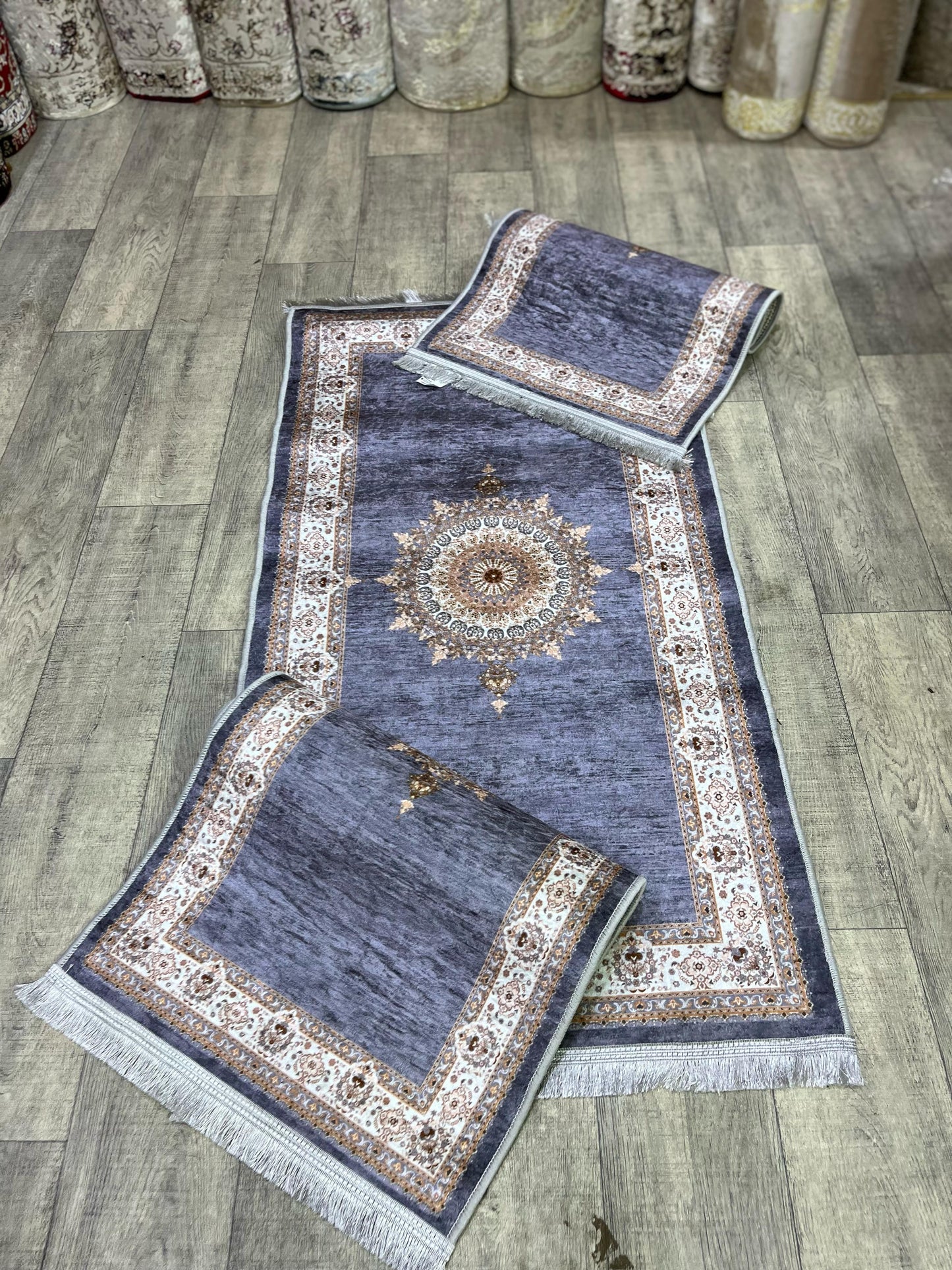 طقم زرابي مضاد للصداع 3 قطع لغرفة النوم