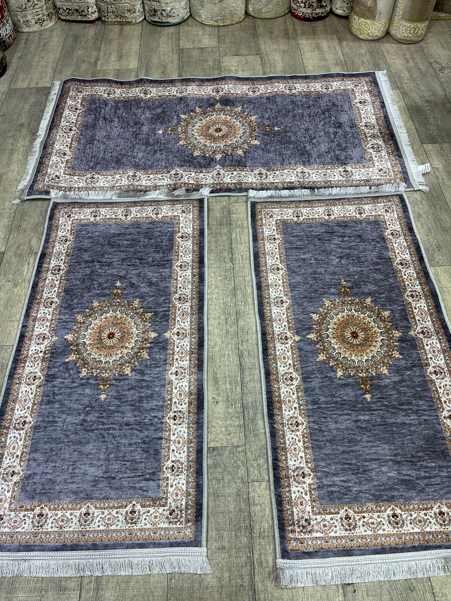 طقم زرابي مضاد للصداع 3 قطع لغرفة النوم