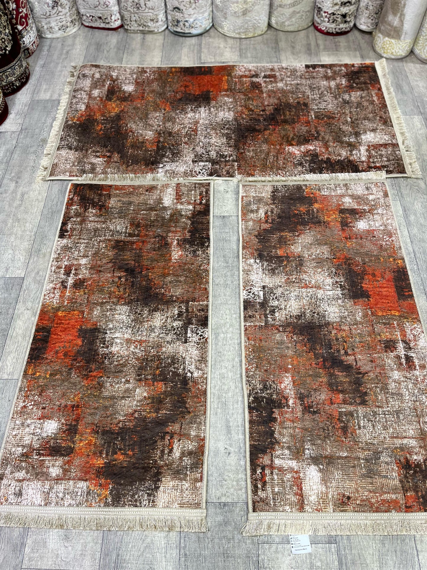 طقم زرابي مضاد للصداع 3 قطع لغرفة النوم