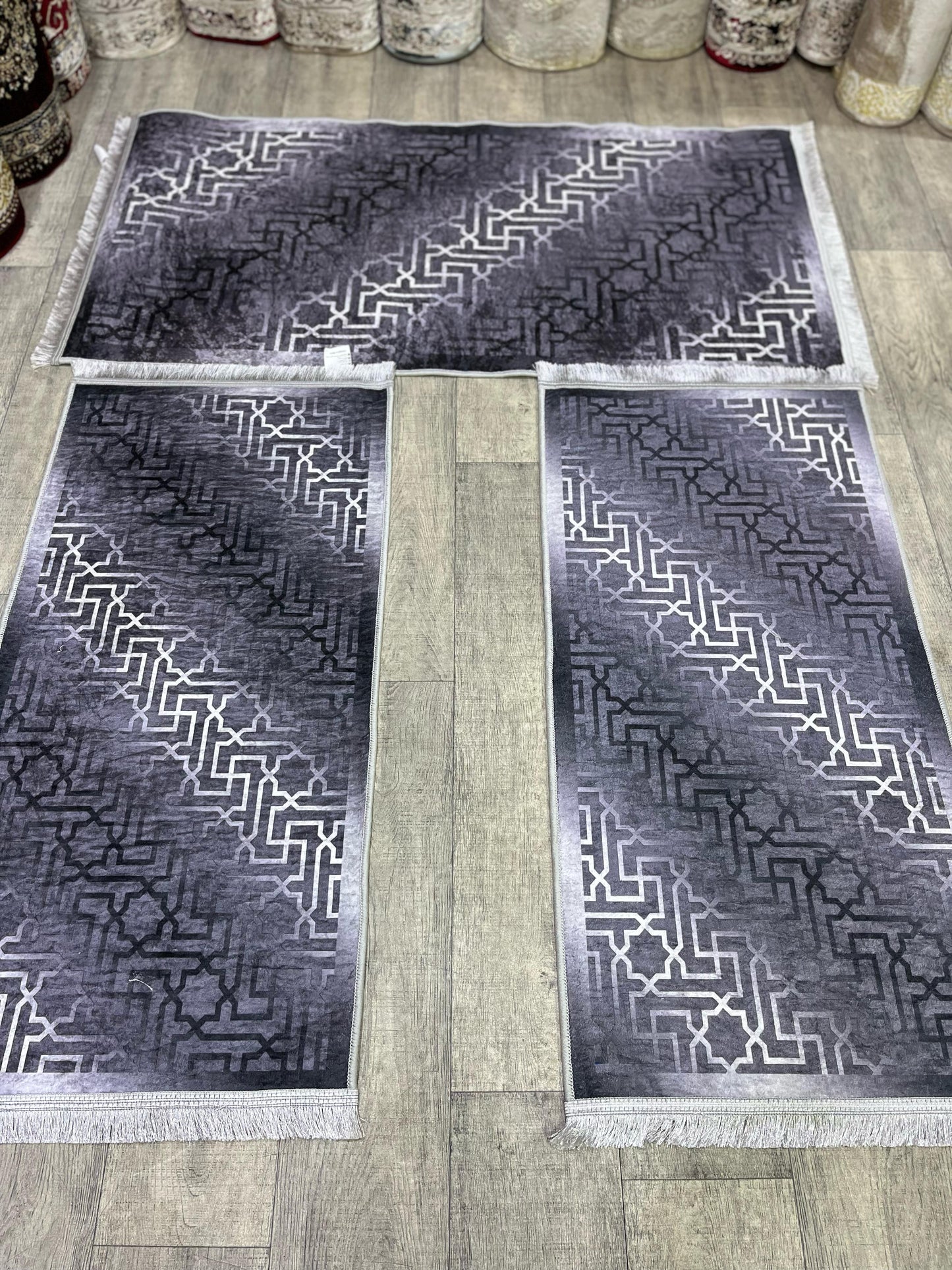 طقم زرابي مضاد للصداع 3 قطع لغرفة النوم