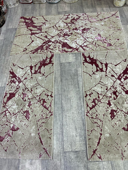 طقم يارا زرابي 3 قطع غرفه نوم