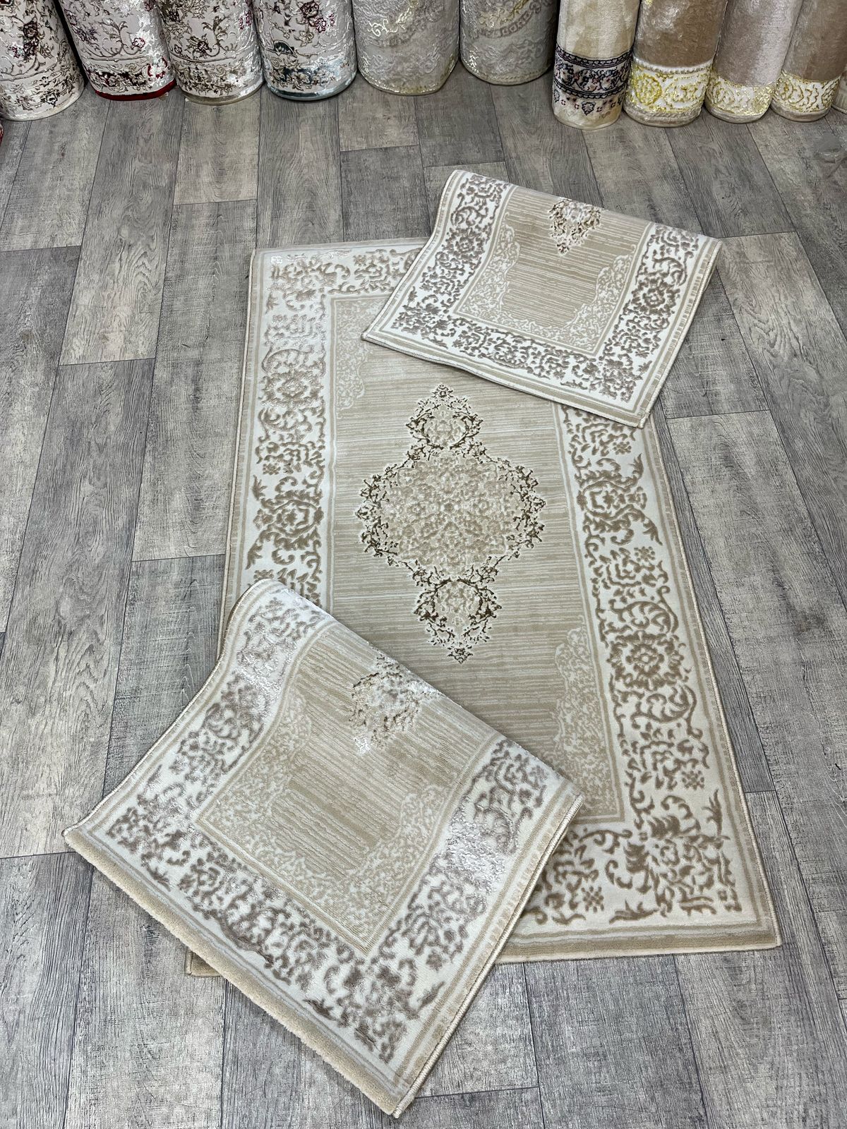 طقم زرابي 3 قطع لغرفة النوم