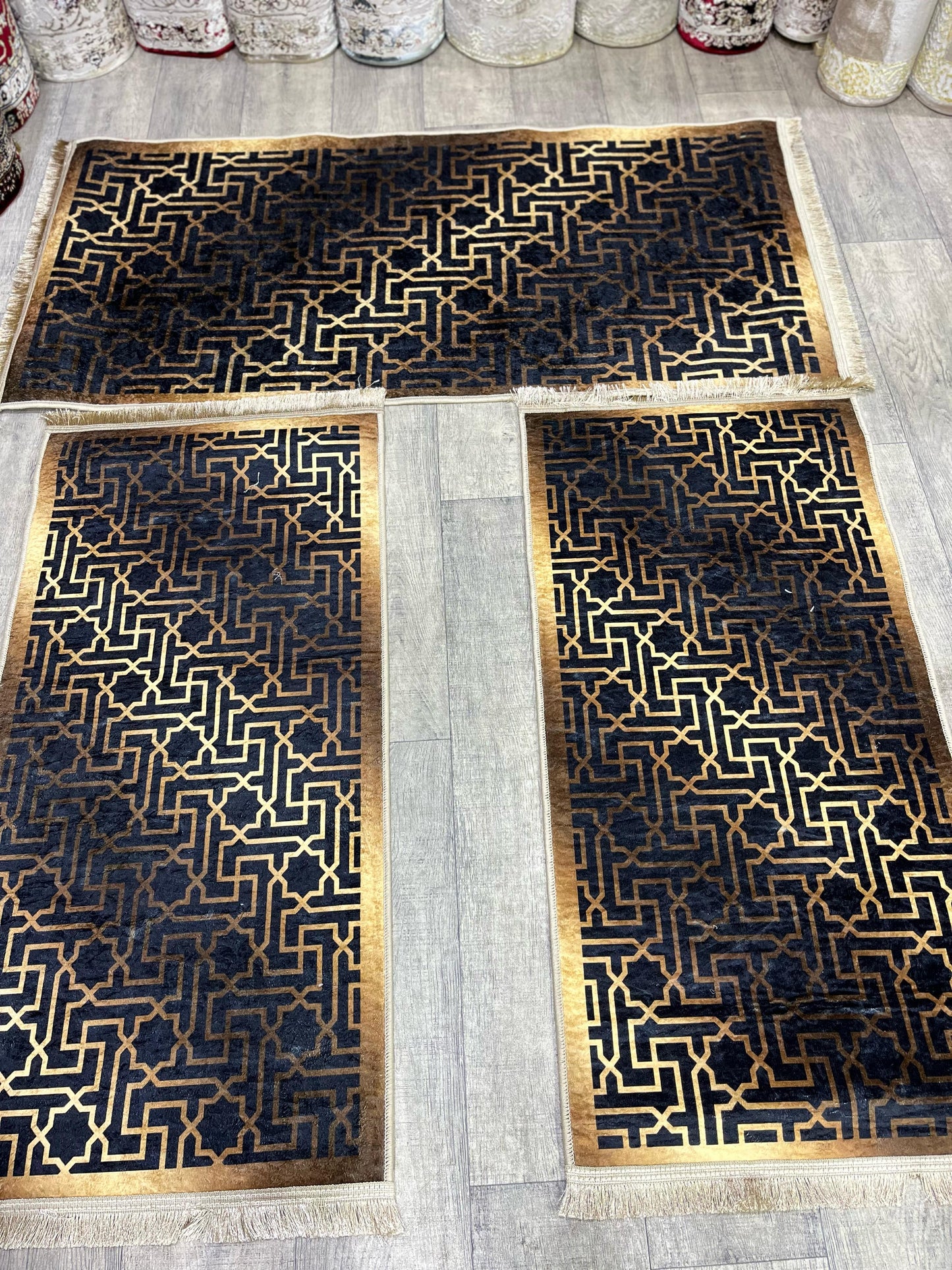 طقم زرابي مضاد للصداع 3 قطع لغرفة النوم